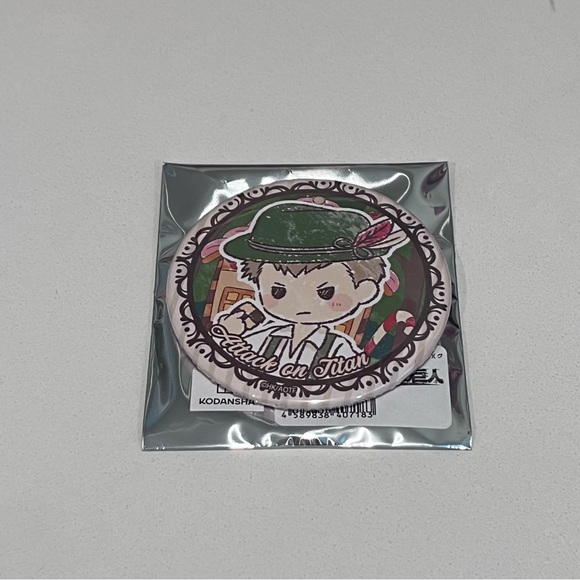 Attack on Titan Falco Grice GraffArt Can Badge Shingeki no Kyojin Douwa ver - Picture 2 of 4